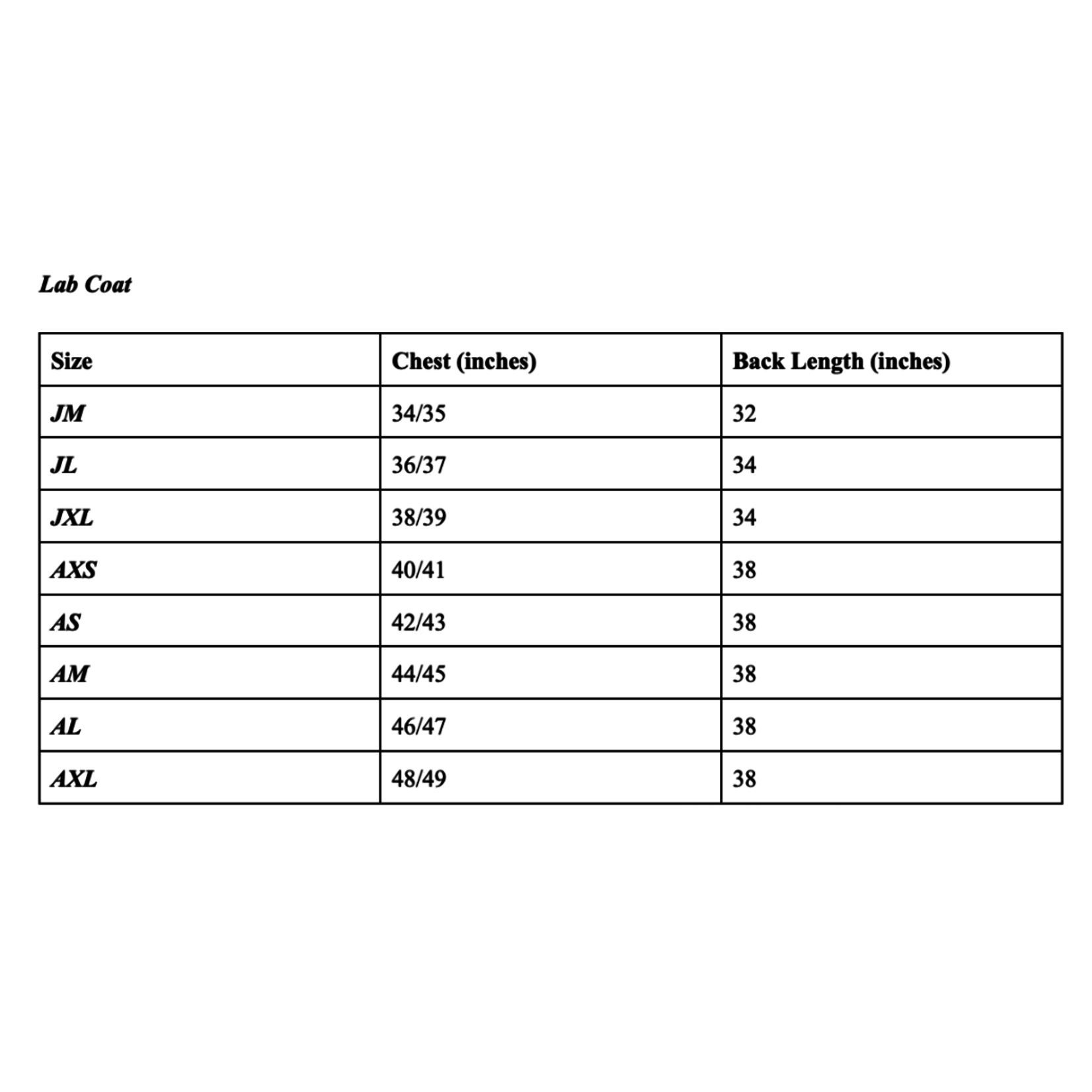 Lab Coat - ADULT