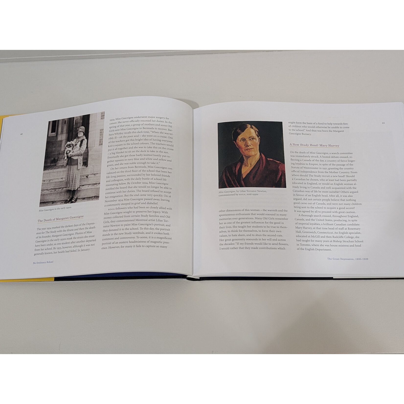 Book "No Ordinary School" - History of The Study