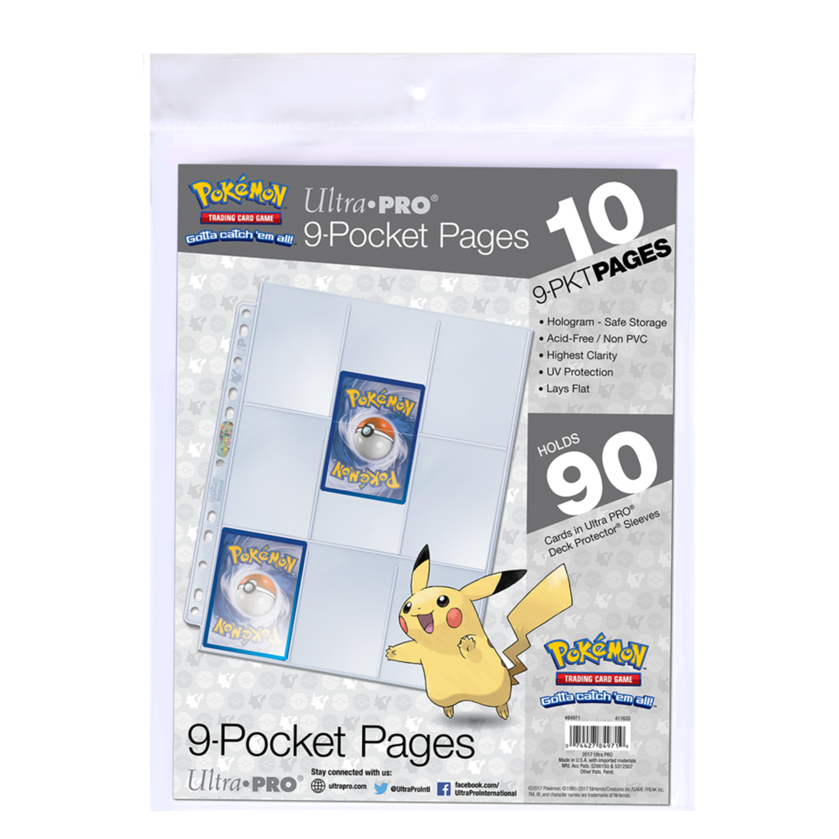 Pages 9 Pocket Pokemon 10 Pack
