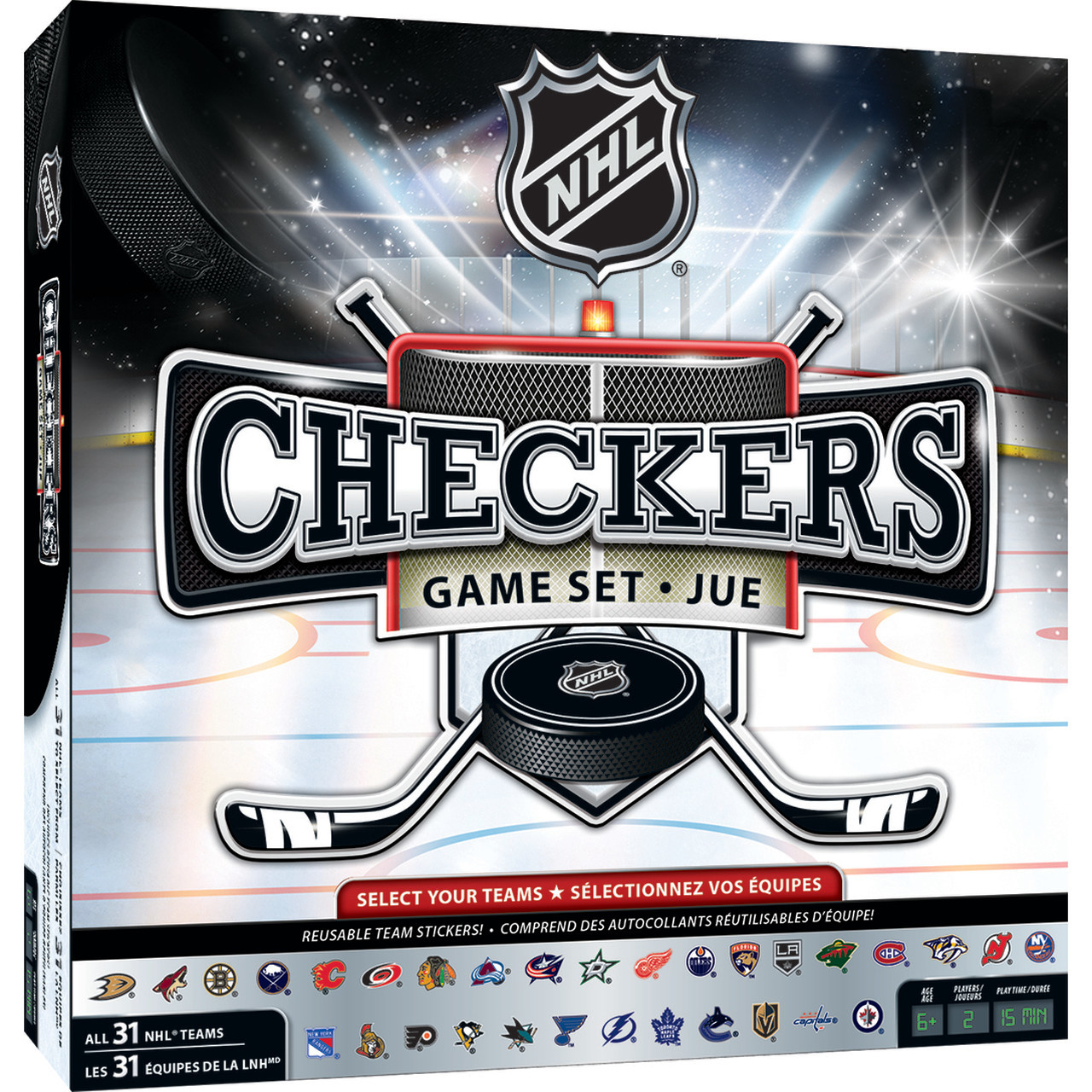 NHL Checkers Game Set JPL Sports Cards and Collectibles