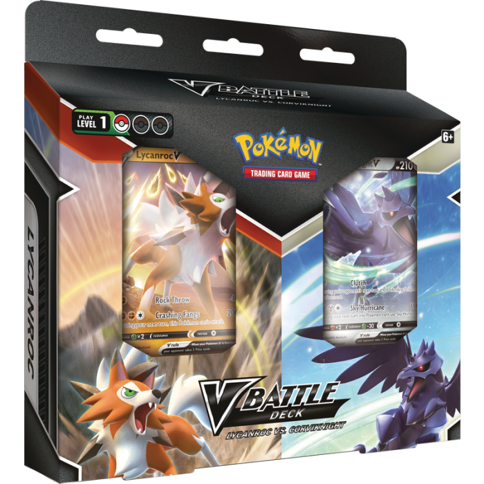 Pokemon V Battle Deck Bundle Lycanroc vs Corviknight JPL Sports Cards