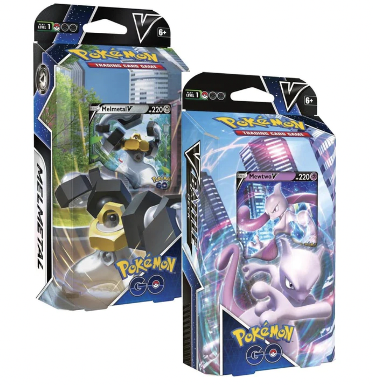 Pokemon Cards: Pokemon GO Mewtwo V Battle Deck : : Toys & Games