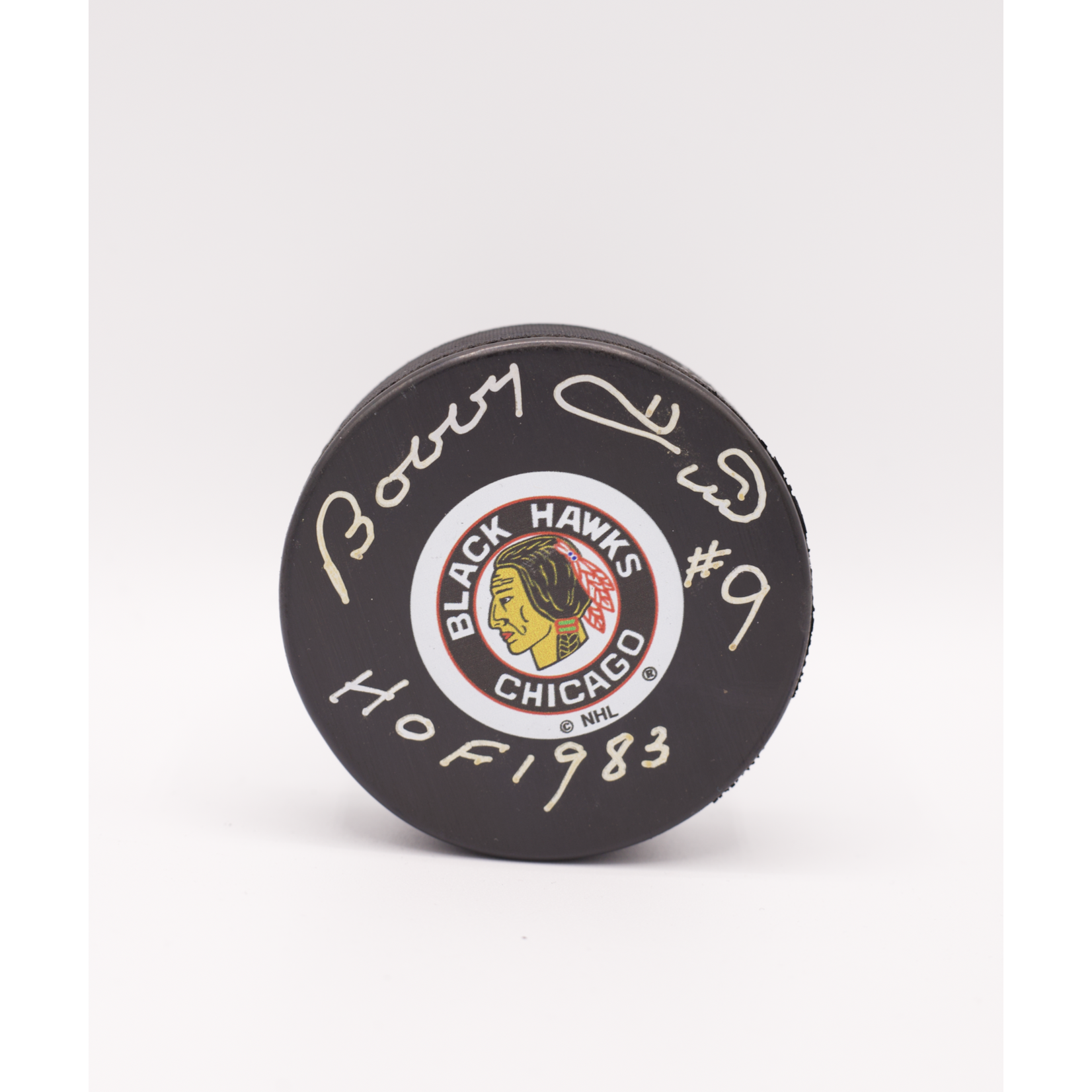 Bobby Hull Signed Puck