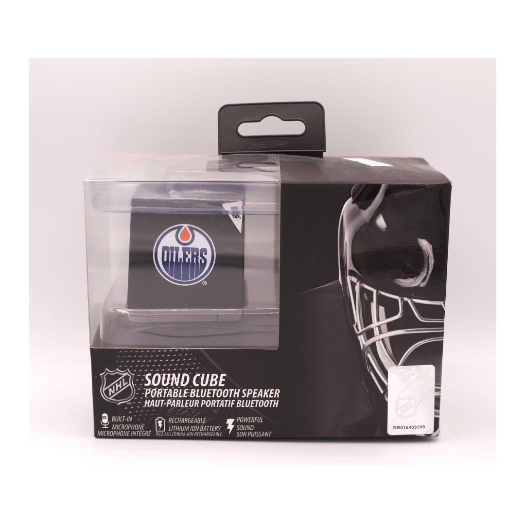 Sound Cube Portable Bluetooth Speaker Edmonton Oilers JPL Sports