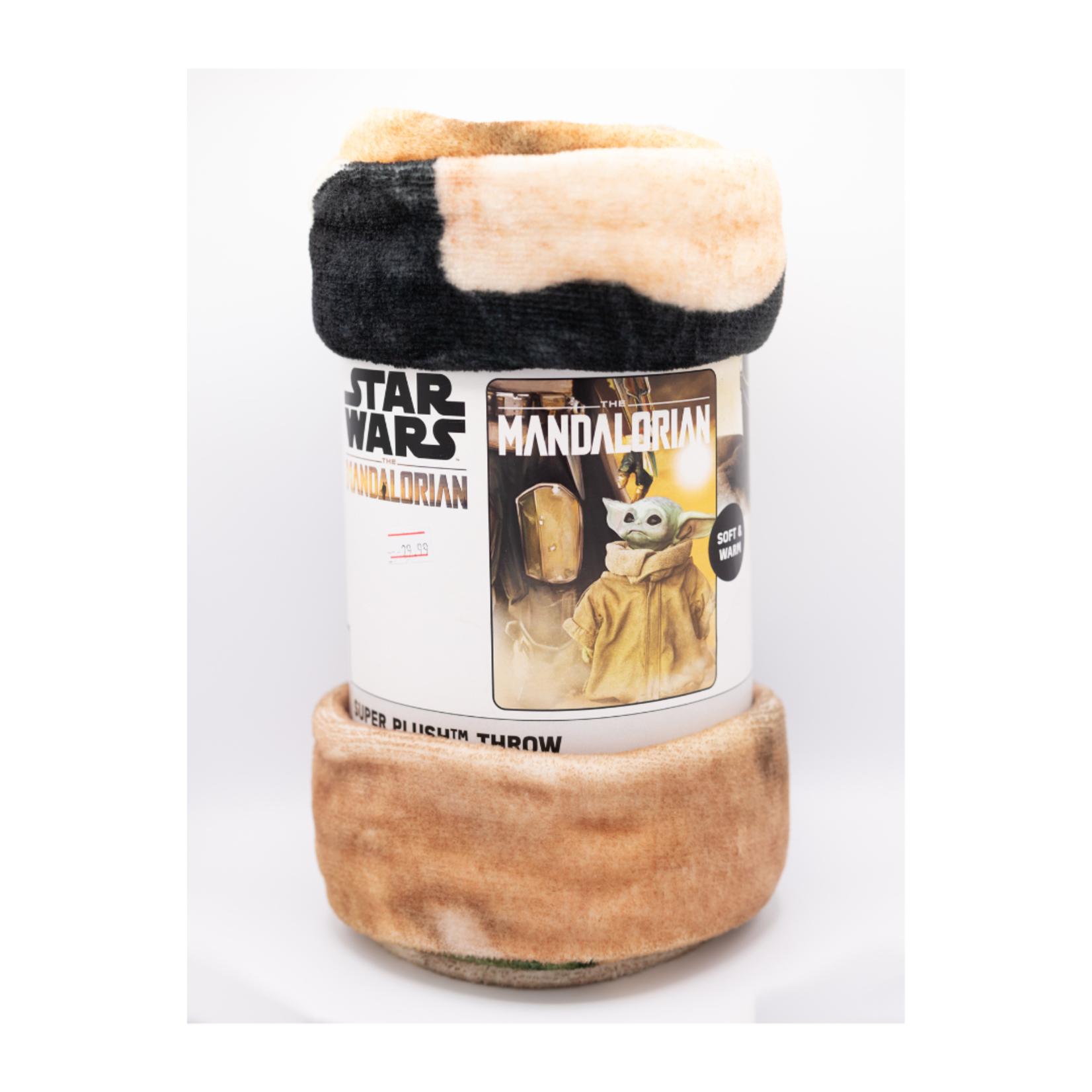 Star Wars The Mandalorian Super Plush Throw - Mando and Grogu