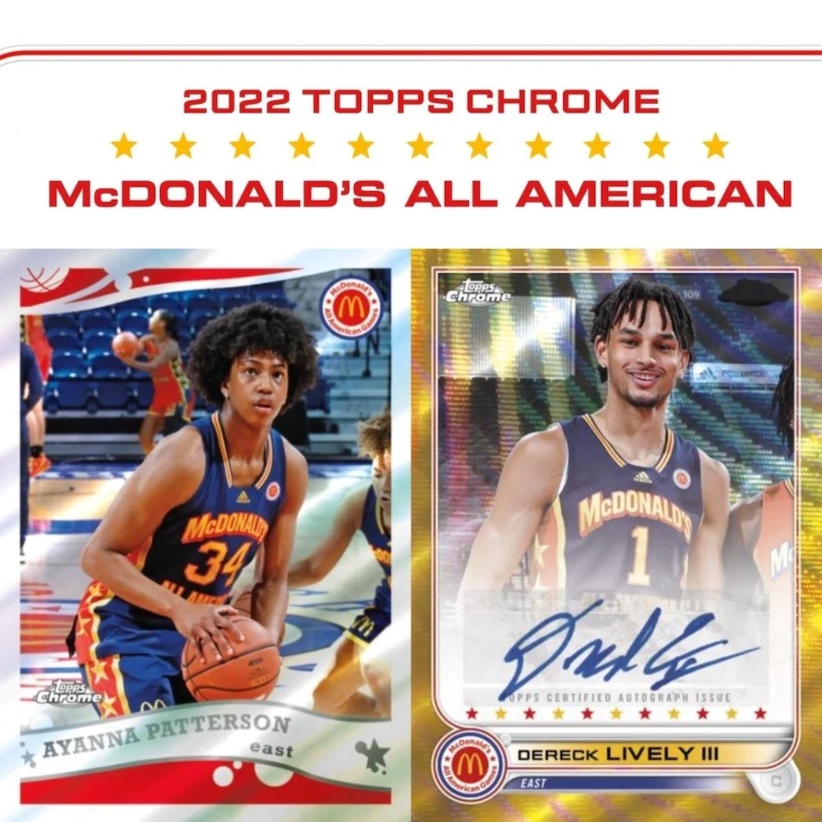2022 Topps Mcdonald's All American Chrome Basketball - JPL Sports Cards and  Collectibles