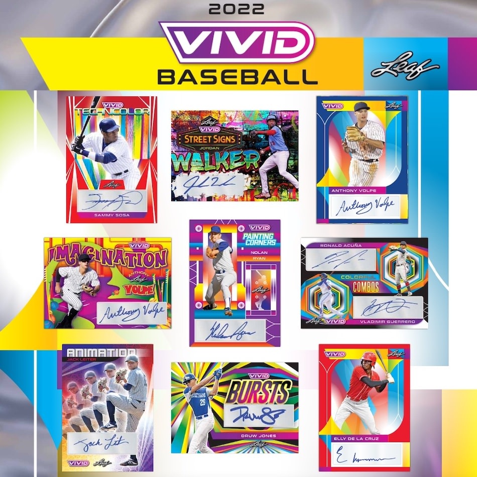 2022 Leaf Vivid Baseball JPL Sports Cards and Collectibles