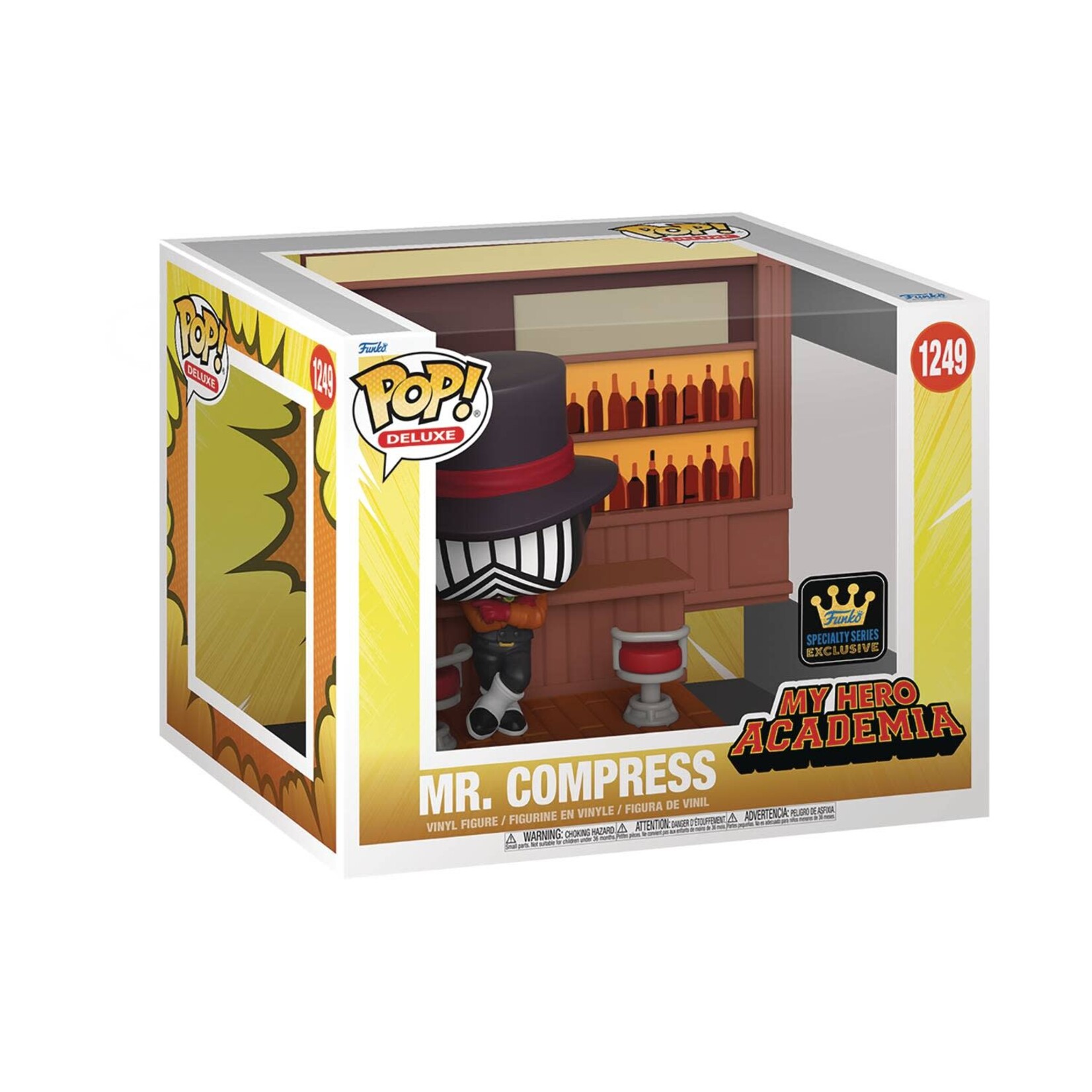 Funko POP Deluxe My Hero Academia Mr. Compress Hideout