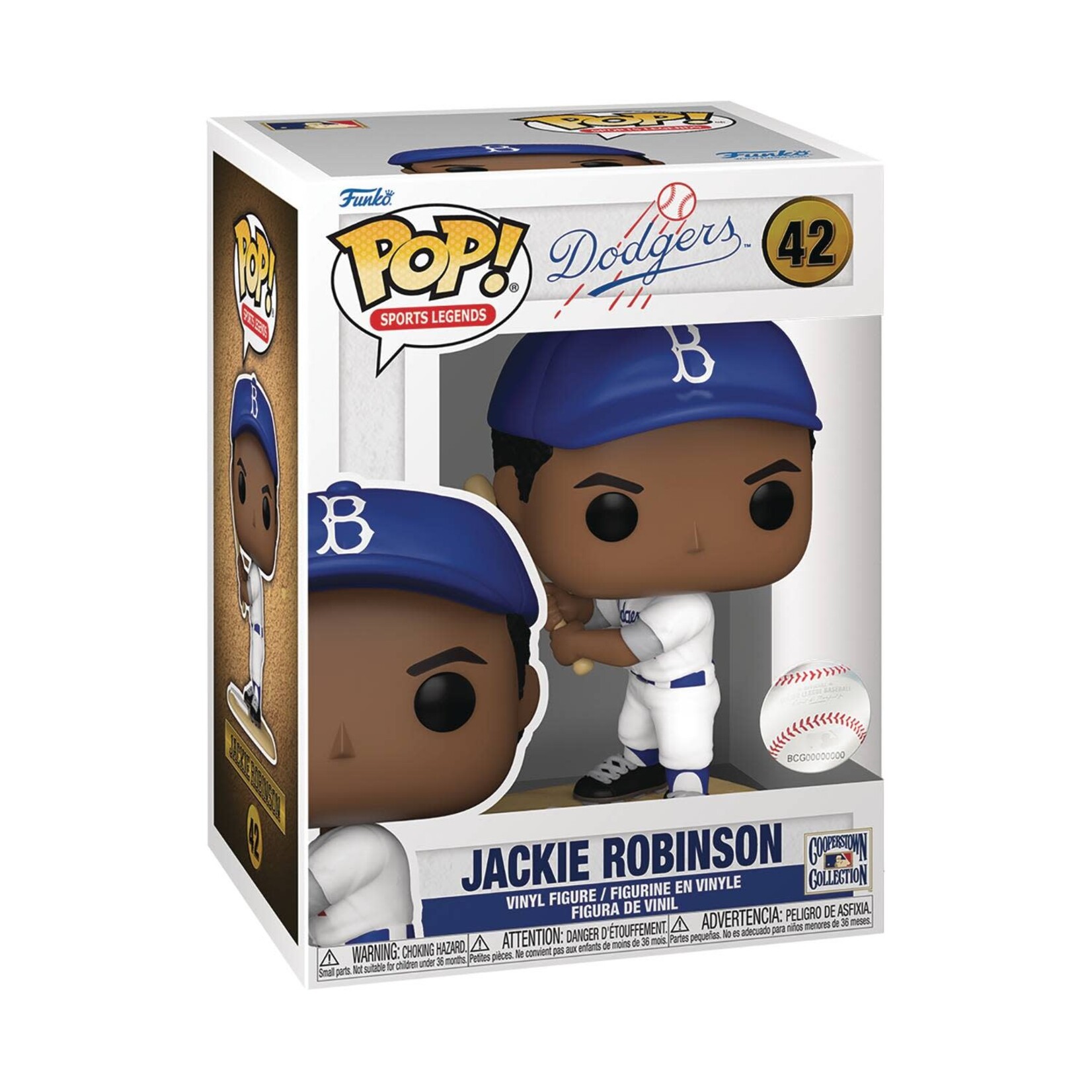 Funko POP Mlb Legends Jackie Robinson Brooklyn Dodgers