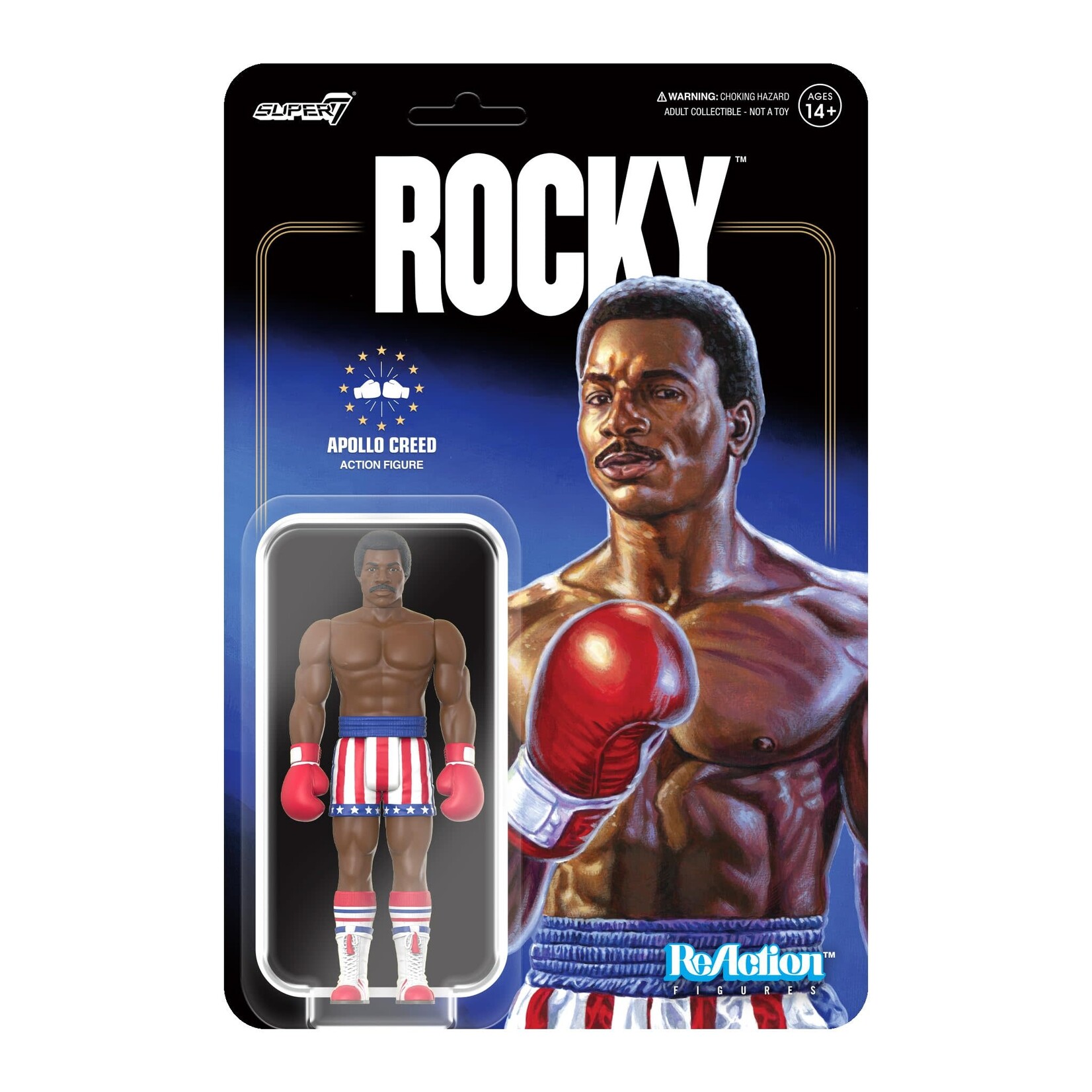 Super 7 Super 7 ReAction Figures Rocky Apollo Creed