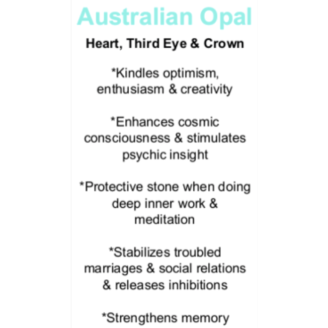 Australian Opal Cards - Box of 250