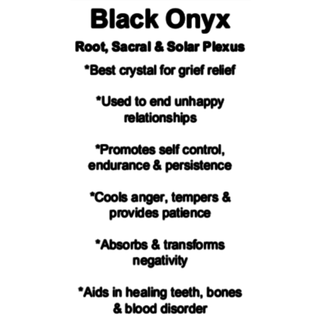 Black Onyx Cards - Box of 100