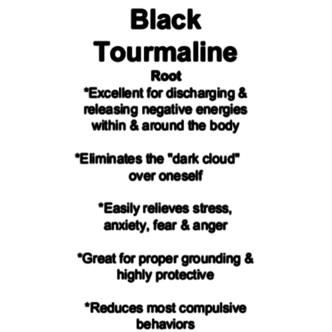 Black Tourmaline Cards - Box of 100