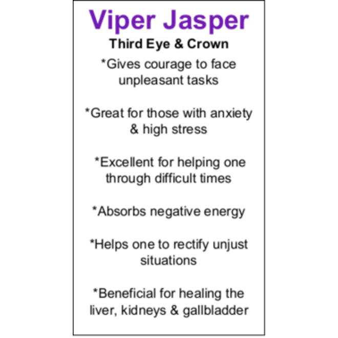 Viper Jasper Cards - Box of 100