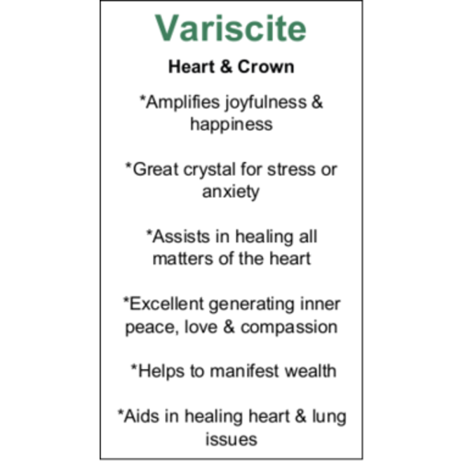 Variscite Cards - Box of 100