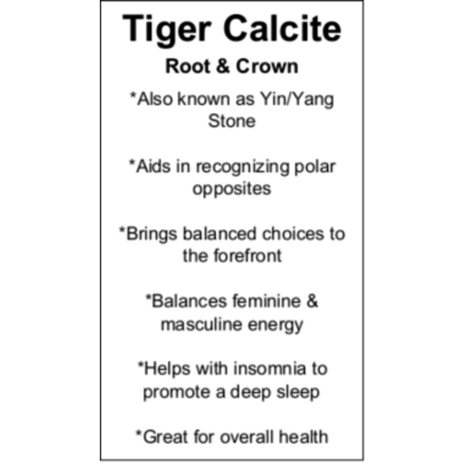 Tiger Calcite Cards - Box of 100