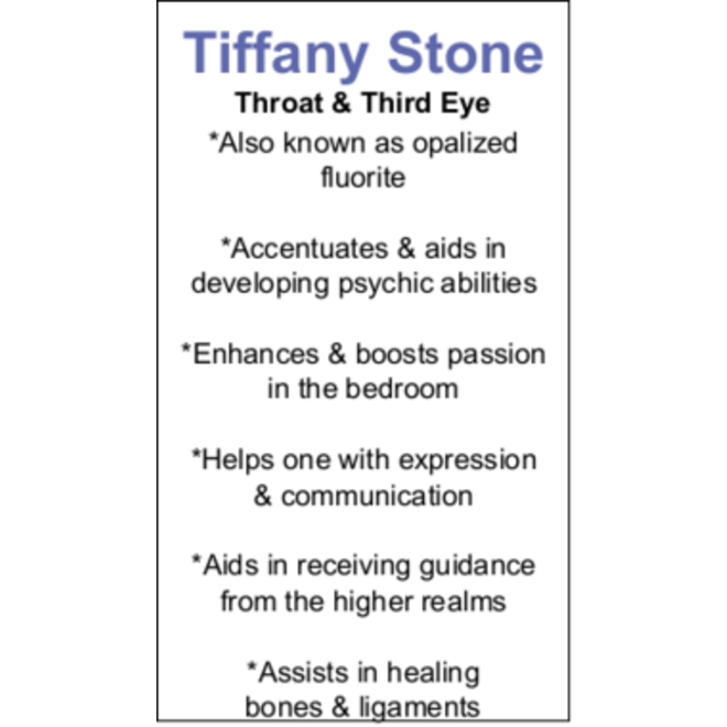 Tiffany Stone Cards - Box of 250