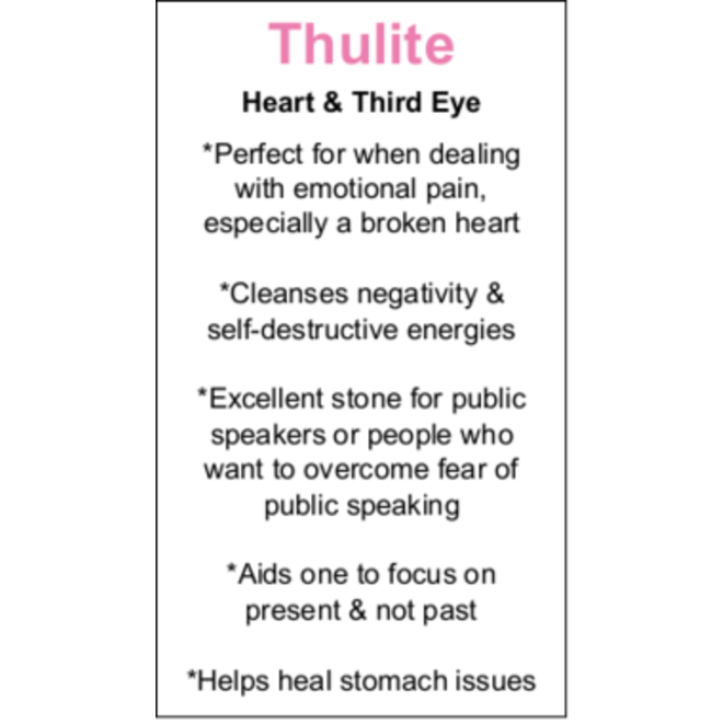 Thulite Cards - Box of 250
