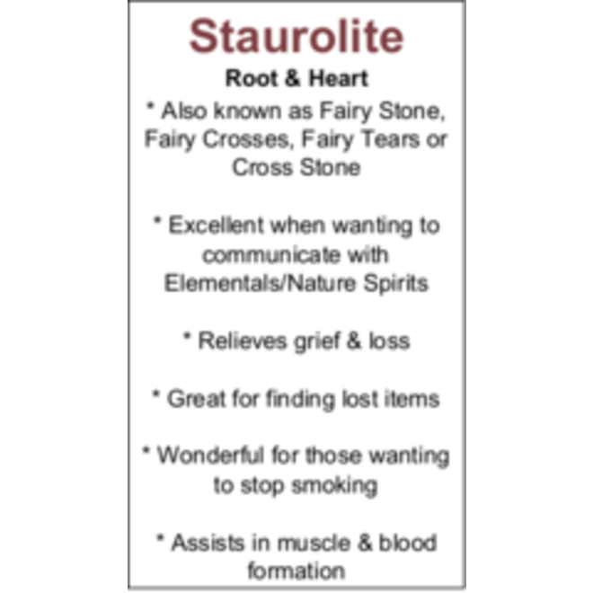 Staurolite Cards - Box of 100