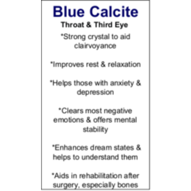 Blue Calcite Cards - Box of 250