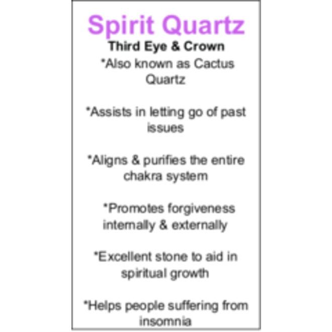 Spirit Quartz Cards - Box of 100