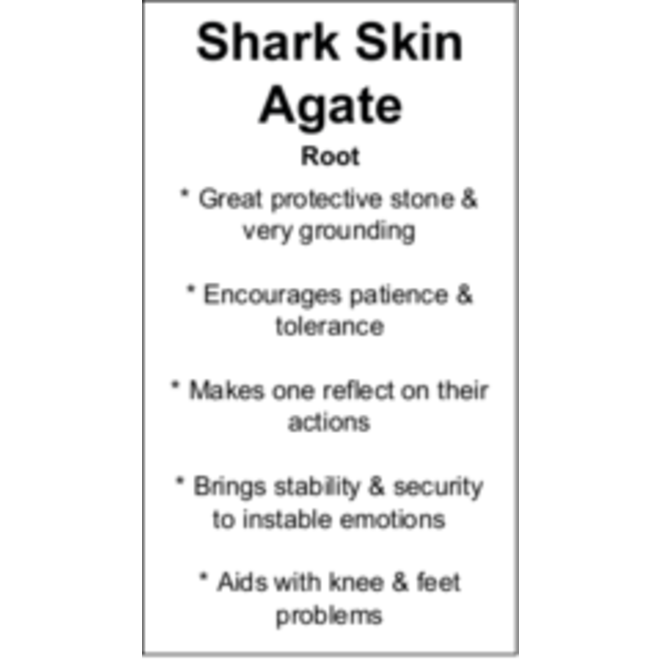 Shark Skin Agate Cards - Box of 100