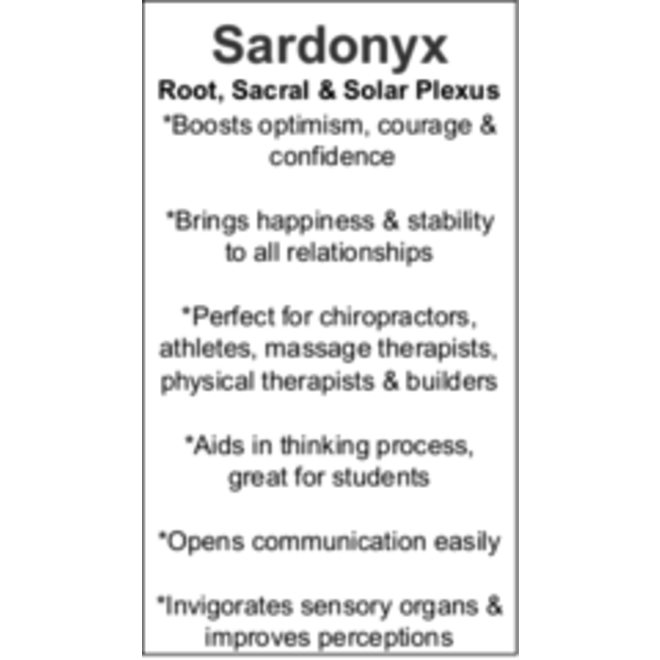 Sardonyx Cards - Box of 100