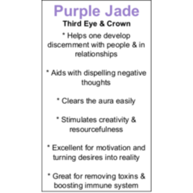 Purple Jade Cards - Box of 100