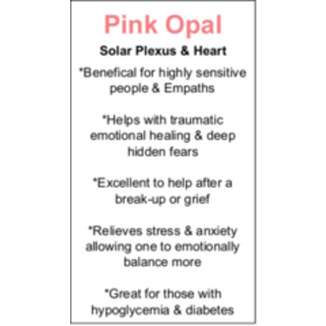 Pink Opal Cards - Box of 250