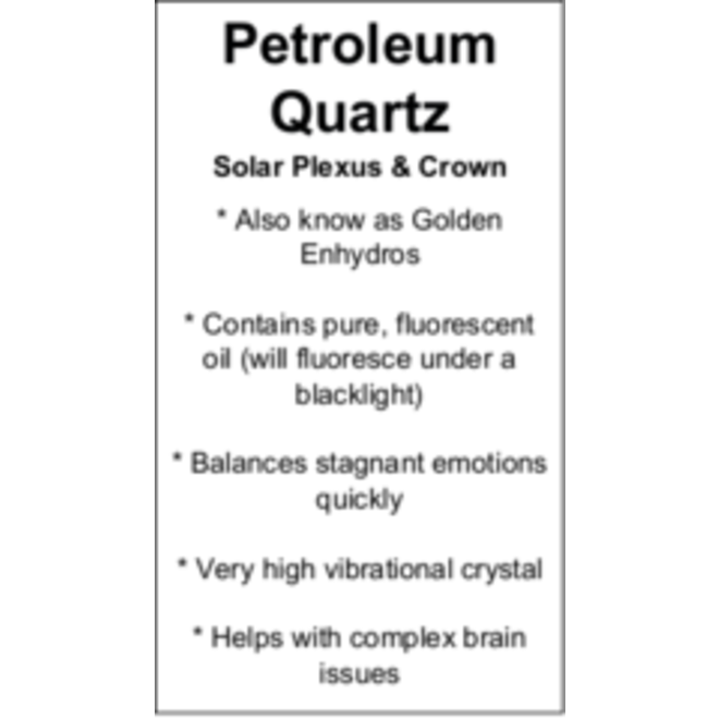 Petroleum Quartz Cards - Box of 100