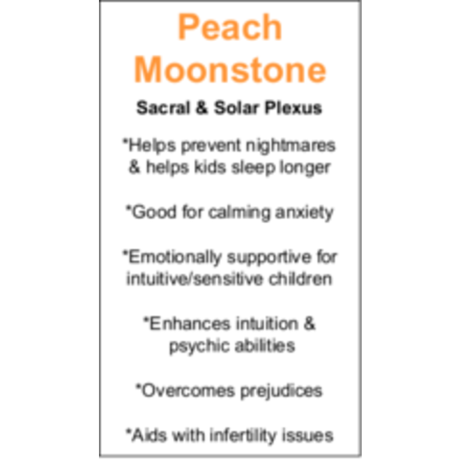 Peach Moonstone Cards - Box of 100