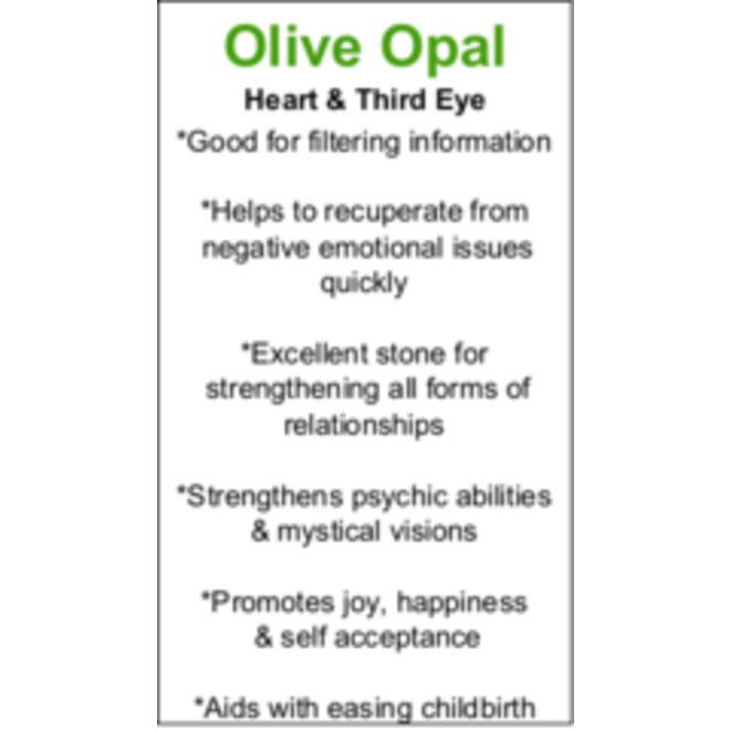 Olive Opal Cards - Box of 100