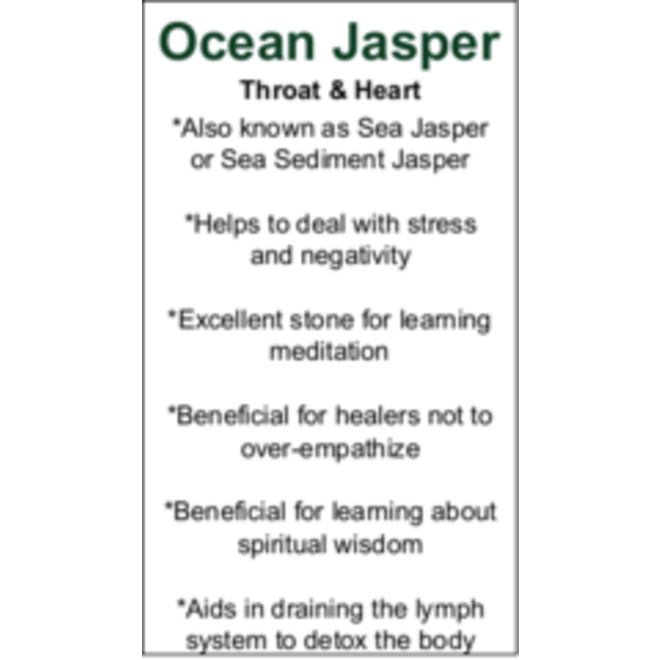 Ocean Jasper Cards - Box of 100