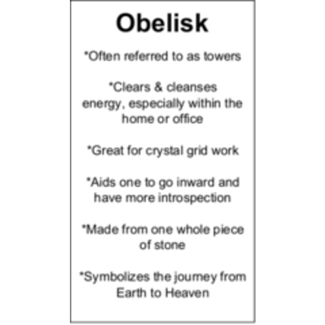 Obelisk Cards - Box of 100