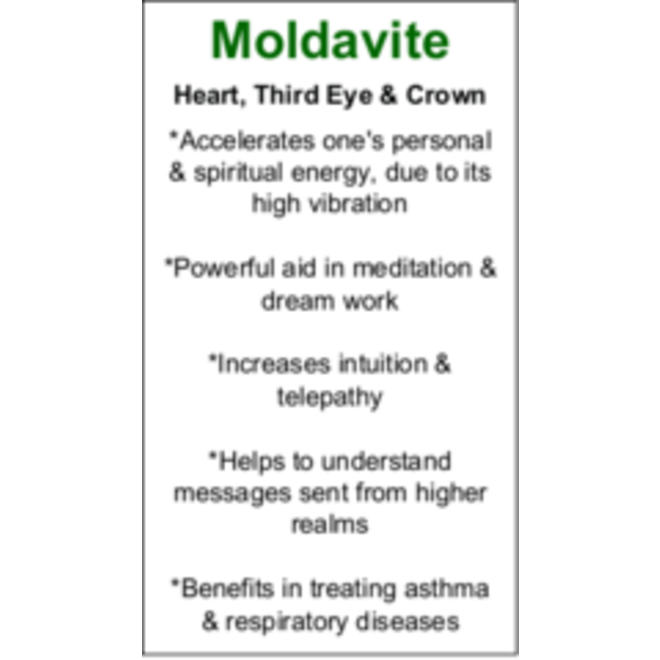 Moldavite Cards - Box of 100