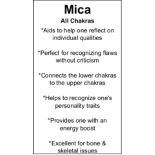 Mica Cards - Box of 100