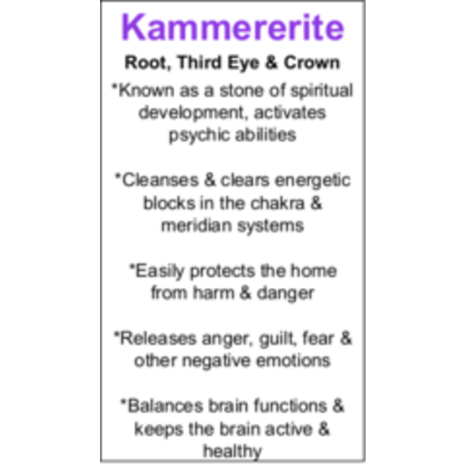 Kammererite Cards - Box of 100
