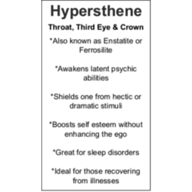 Hypersthene Cards - Box of 100