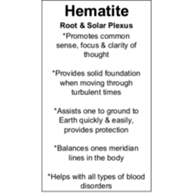 Hematite Cards - Box of 100