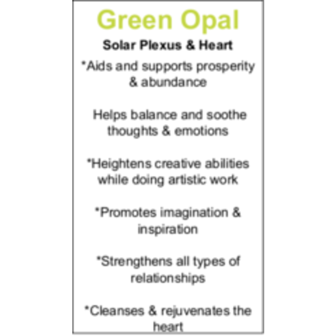 Green Opal Cards - Box of 100