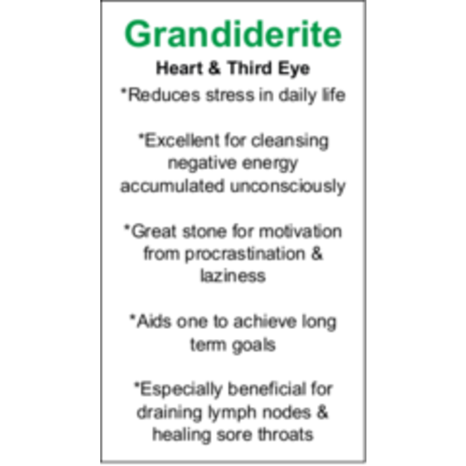 Grandiderite Cards - Box of 100