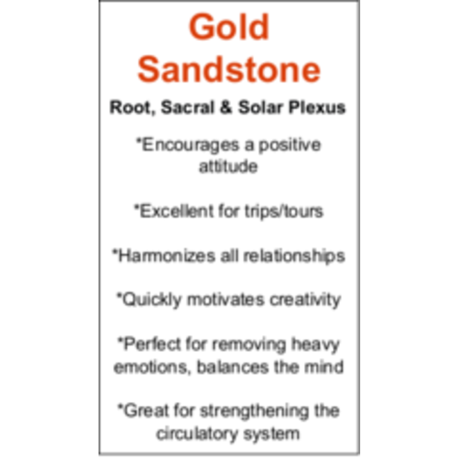 Gold Sandstone Cards - Box of 250