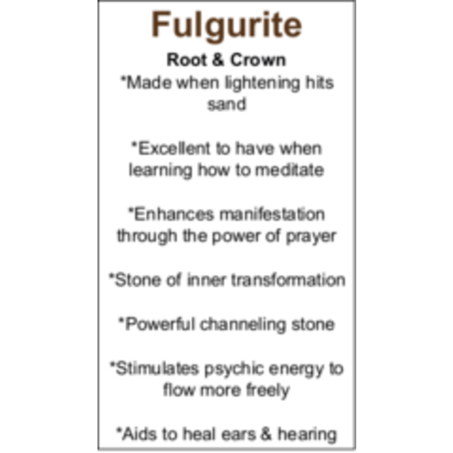 Fulgurite Cards - Box of 100