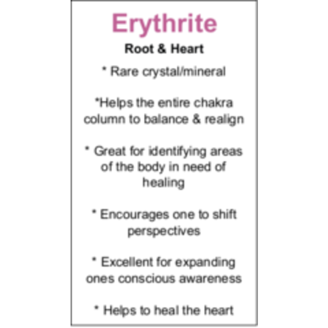 Erythrite Cards - Box of 250