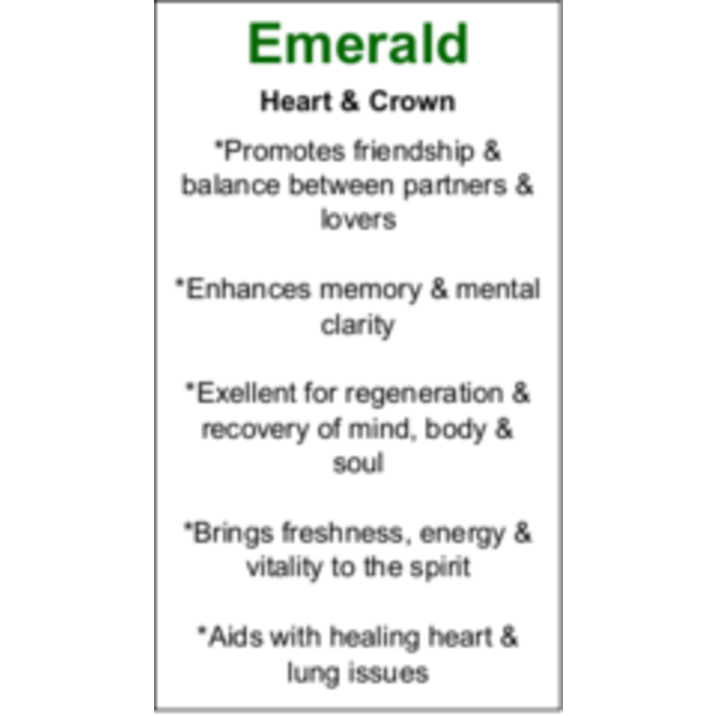 Emerald Cards - Box of 100