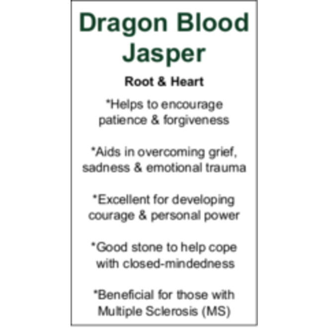 Dragons Blood Jasper Cards - Box of 100