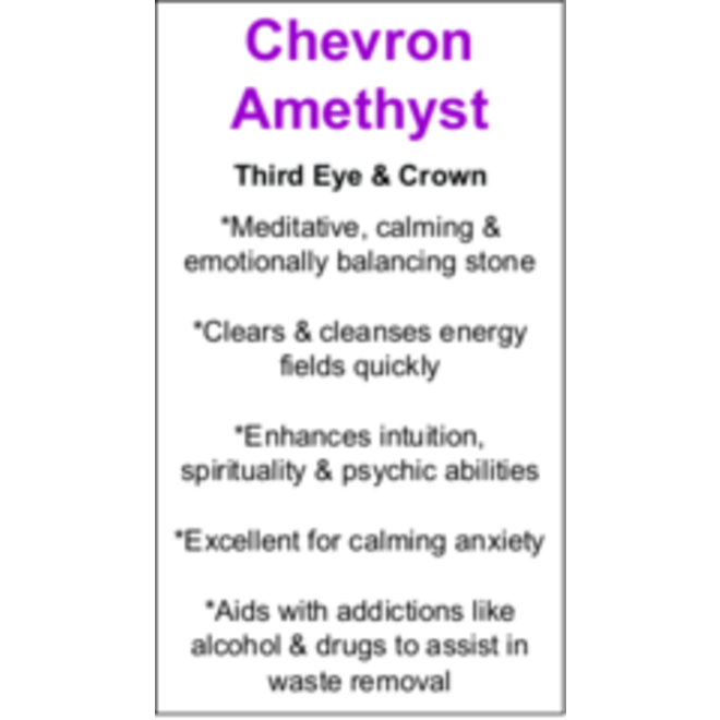 Chevron Amethyst Cards - Box of 250