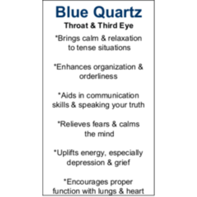 Blue Quartz Cards - Box of 100