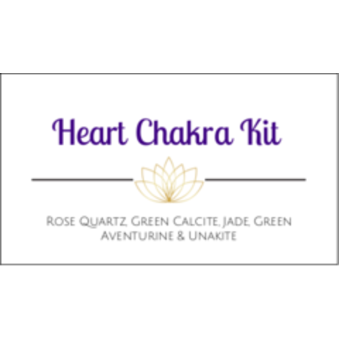 Heart Chakra Crystal Kit Cards - Box of 100