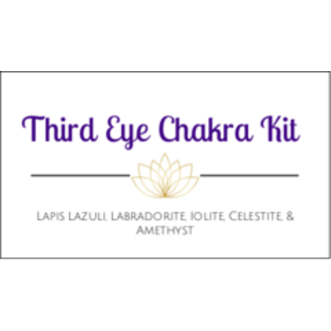 Third Eye Chakra Crystal Kit Cards - Box of 100